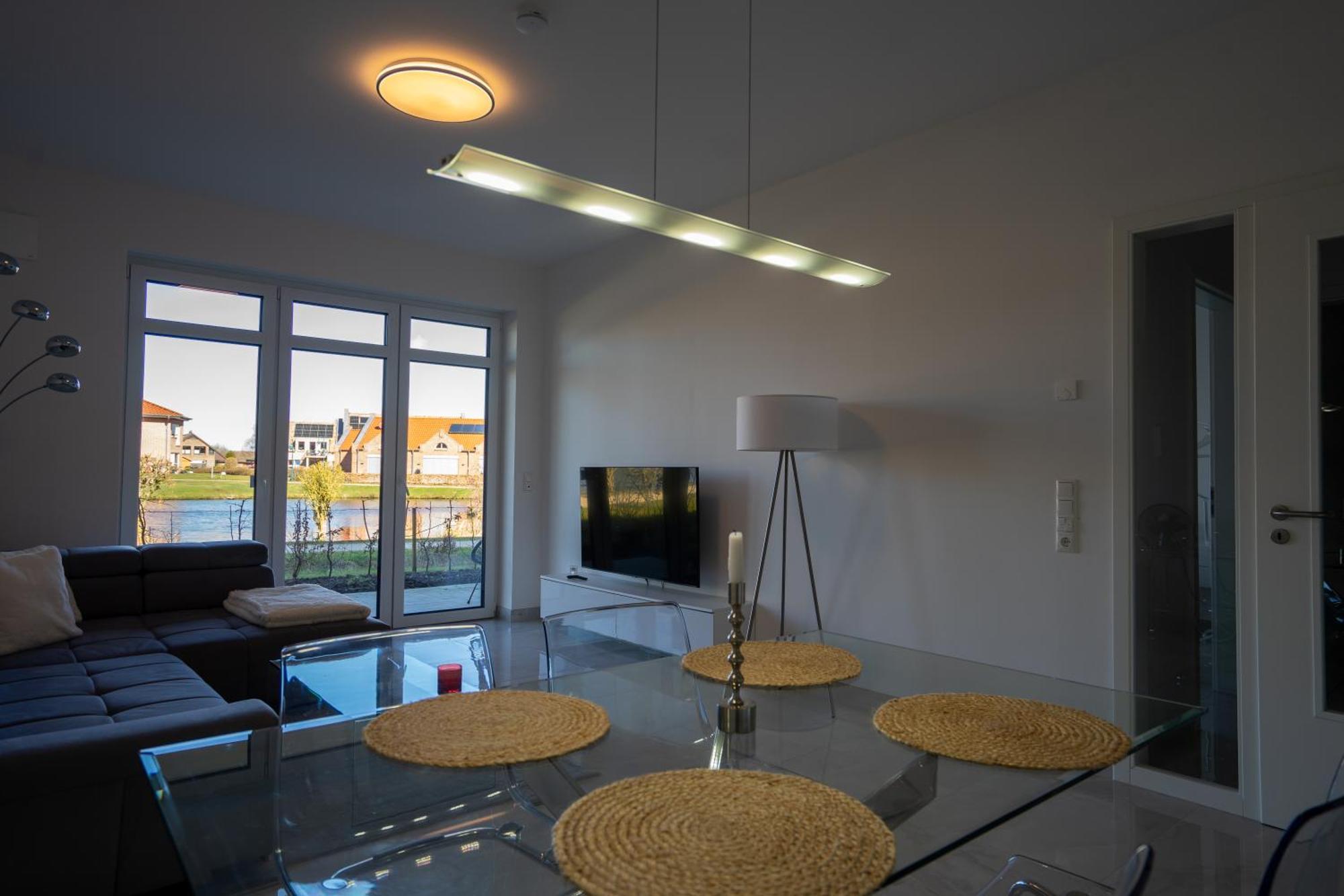 Tomkes Ferienwohnung Am See Rhauderfehn Exterior foto